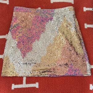 Sequin Multicolor Skirt